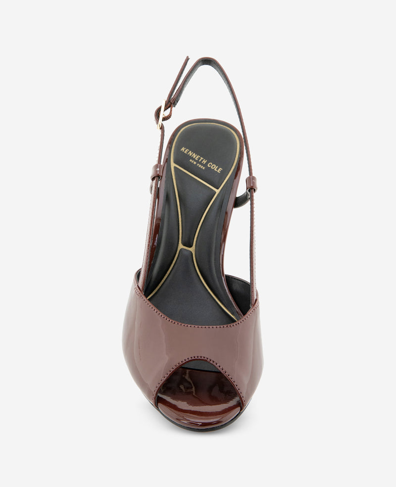 Kenneth Cole - Londyn Patent Peep Toe Heel WOMENS HEELS for Women
