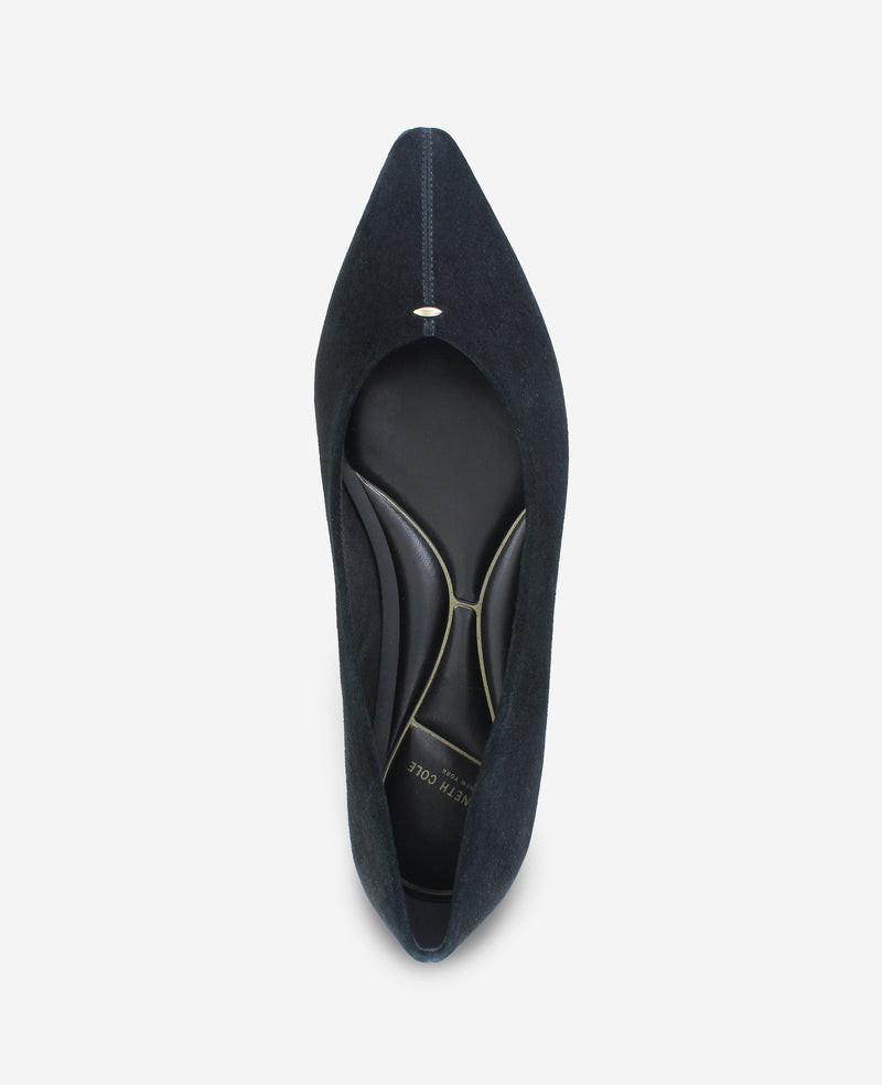 Kenneth Cole - Nala Suede Point Toe Flat WOMENS FLAT for Women