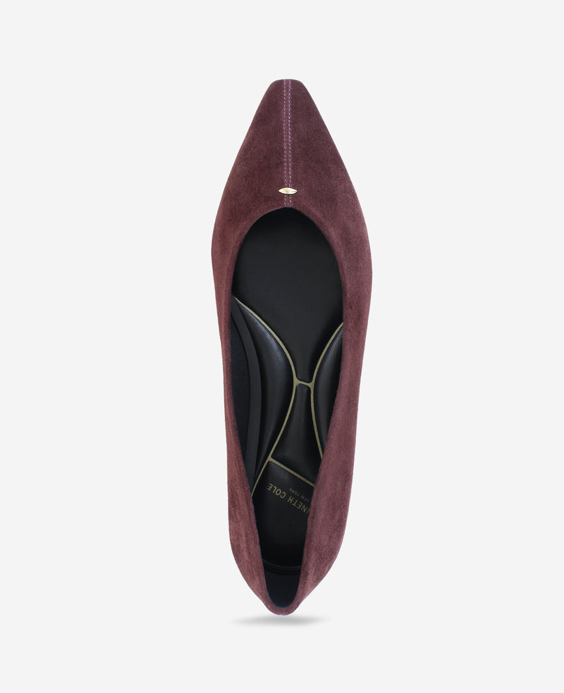 Kenneth Cole - Nala Suede Point Toe Flat WOMENS FLAT for Women