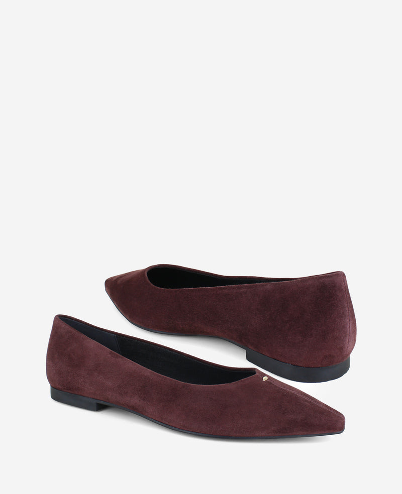 Kenneth Cole - Nala Suede Point Toe Flat WOMENS FLAT for Women