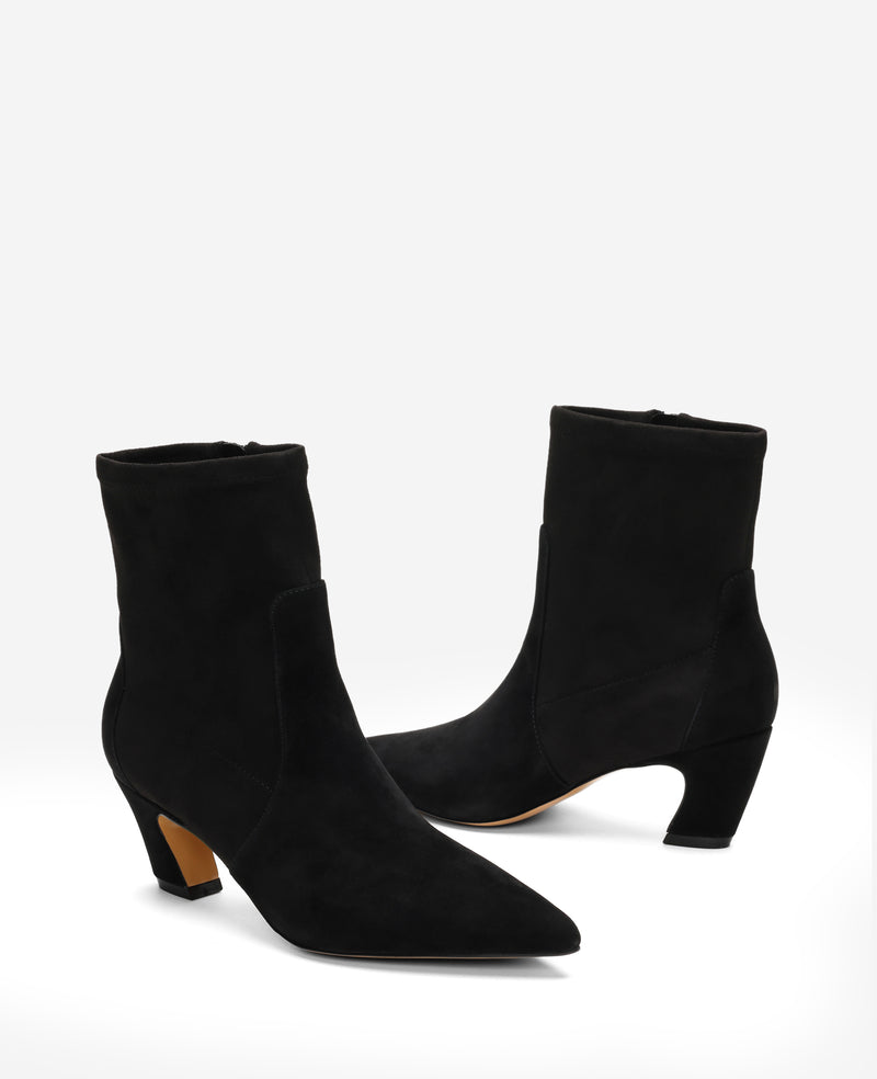 Kenneth Cole - Odelle Suede Side Zip Point Toe Boot WOMENS BOOT for Women