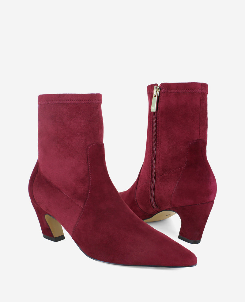 Kenneth Cole - Odelle Suede Side Zip Point Toe Boot WOMENS BOOT for Women