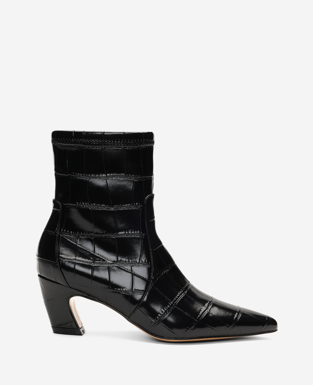 Kenneth Cole - Odelle Embossed Croco Side Zip Point Toe Boot WOMENS BOOT for Women 