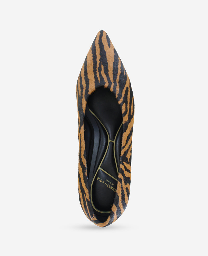 Kenneth Cole - Ophelia Tiger Calf Hair Heel WOMENS HEELS for Women