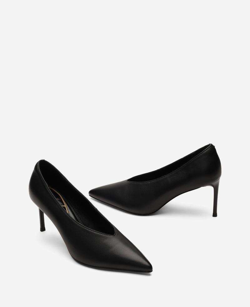 Kenneth Cole - Perfecto Leather High Vamp Pump WOMENS HEELS for Women