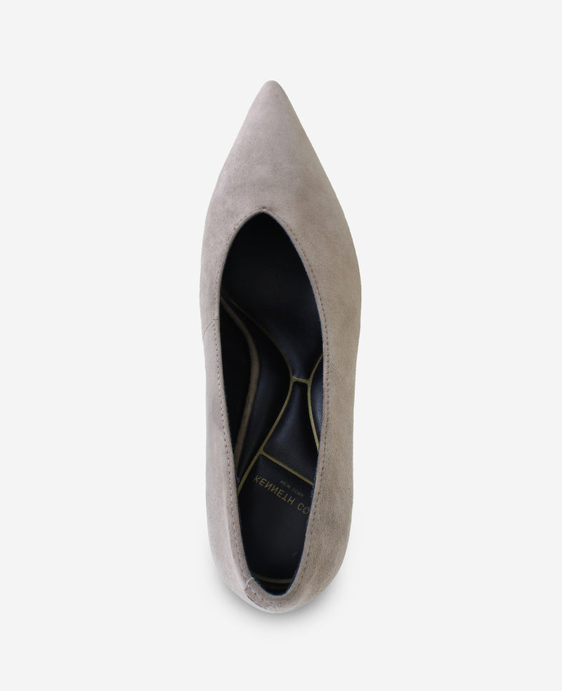 Kenneth Cole - Perfecto Suede High Vamp Pump WOMENS HEELS for Women