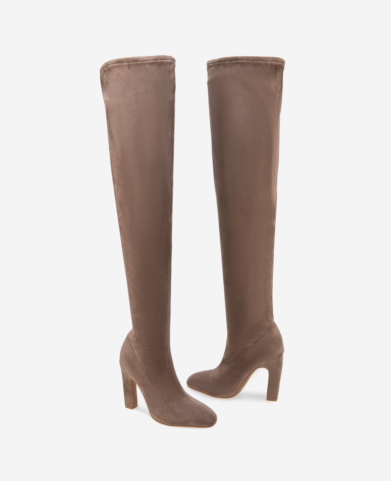 Kenneth Cole - Posie Stretch Micro Suede Tall Heel Boot WOMENS BOOT for Women