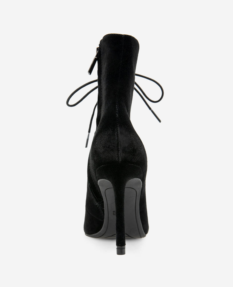 Kenneth Cole - Quest Suede Lace Up Heel Boot WOMENS BOOT for Women