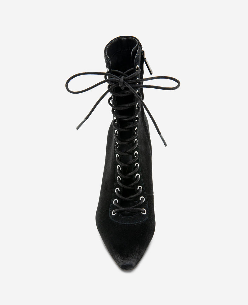 Kenneth Cole - Quest Suede Lace Up Heel Boot WOMENS BOOT for Women