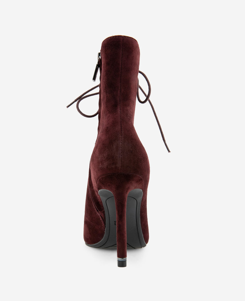 Kenneth Cole - Quest Suede Lace Up Heel Boot WOMENS BOOT for Women