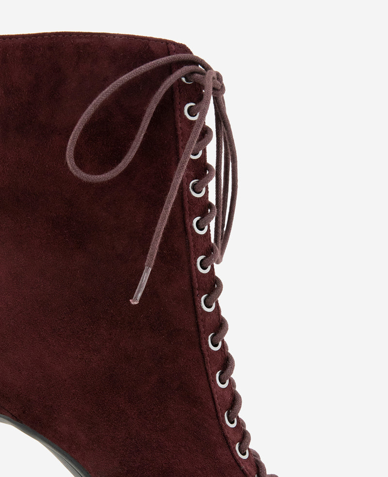 Kenneth Cole - Quest Suede Lace Up Heel Boot WOMENS BOOT for Women