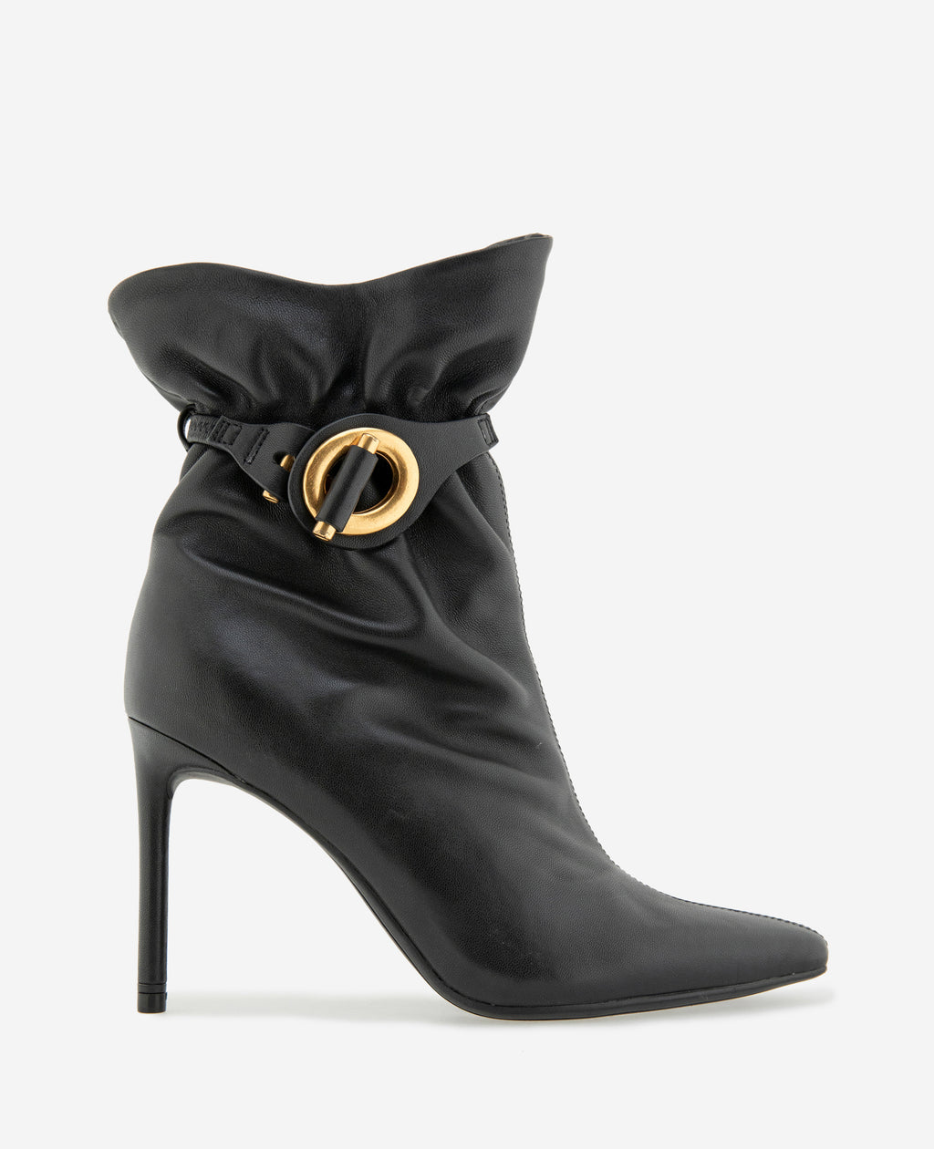 Kenneth Cole - Quinta Belted Slouch Ankle Heel Boot WOMENS BOOT for Women 