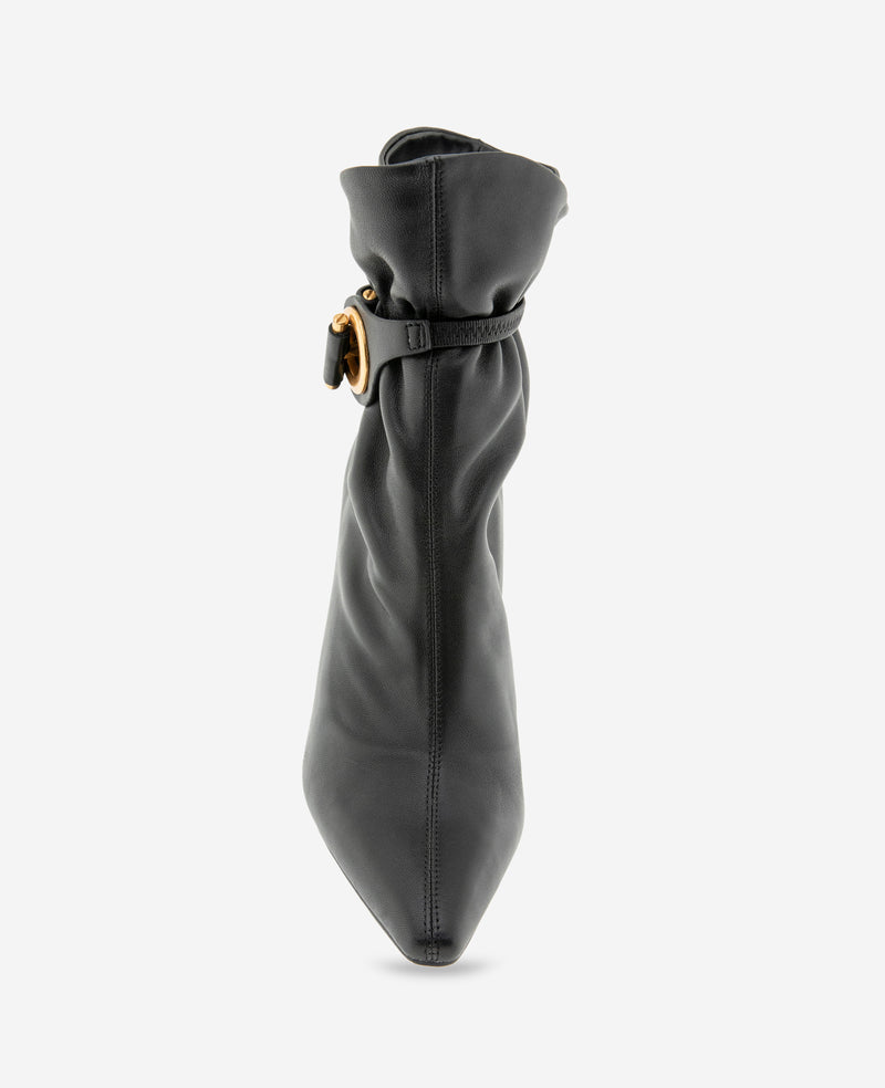 Kenneth Cole - Quinta Belted Slouch Ankle Heel Boot WOMENS BOOT for Women