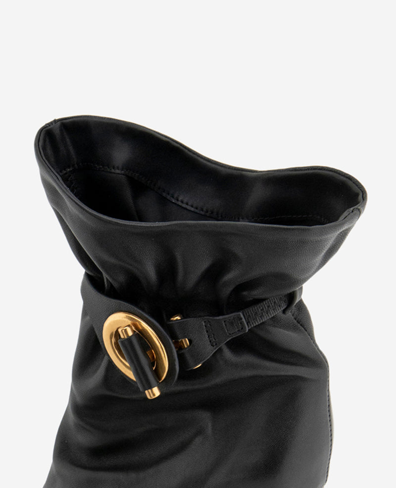 Kenneth Cole - Quinta Belted Slouch Ankle Heel Boot WOMENS BOOT for Women