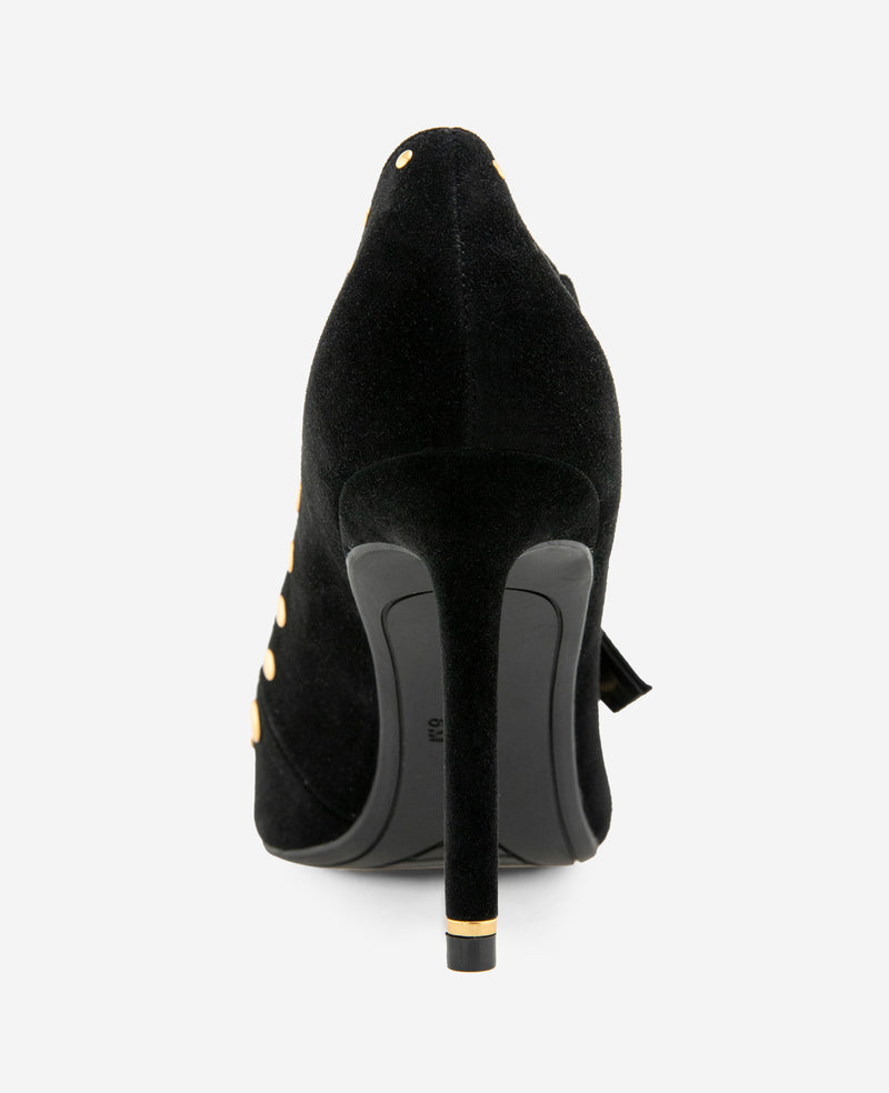 Kenneth Cole - Qupid Suede X Band Studded Pump WOMENS HEELS for Women