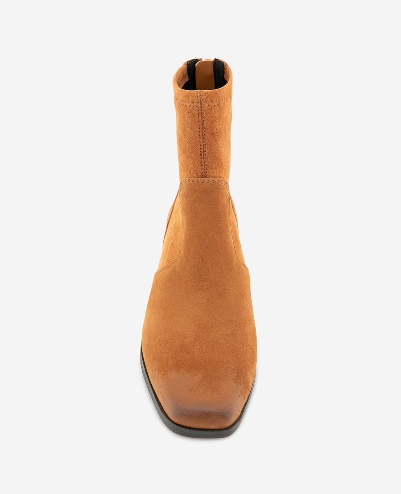 Kenneth Cole - Sheri Suede Back Zip Bootie WOMENS BOOT for Women