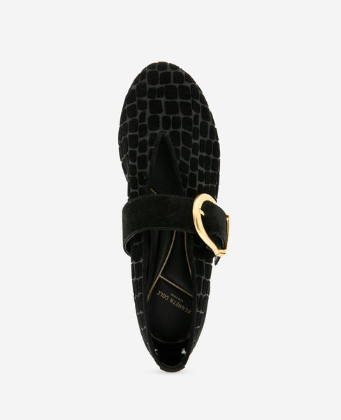 Tobias Mulata Bamba Kerê Tamarra Suede Ballet Flat