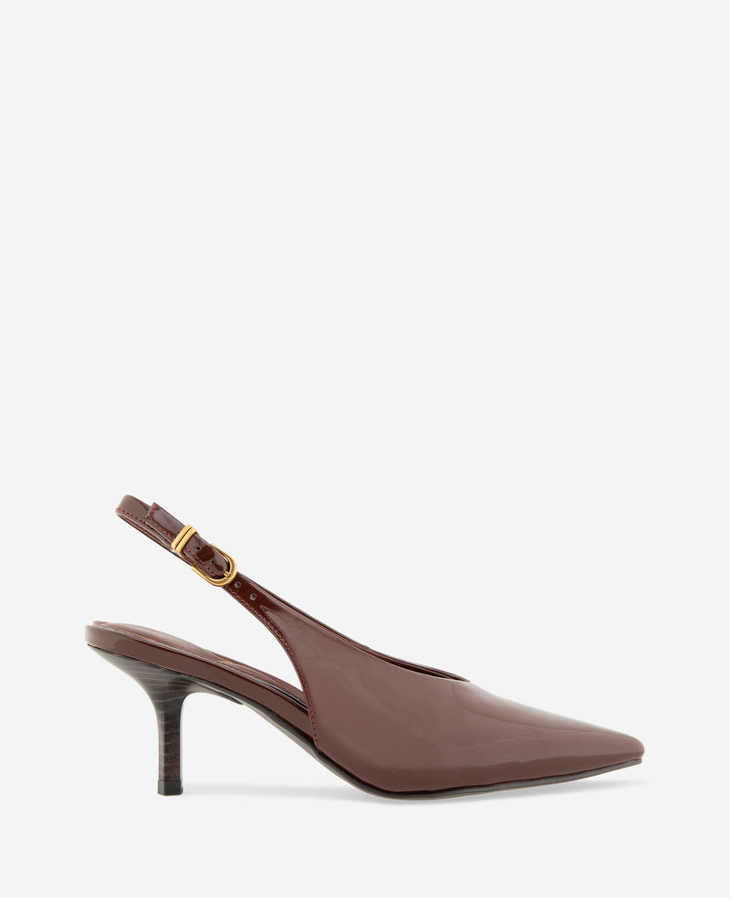 Kenneth Cole - Ulysses Patent Slingback Heel WOMENS HEELS for Women