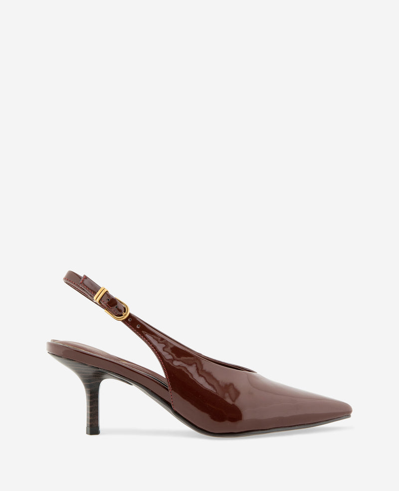 Kenneth Cole - Ulysses Patent Slingback Heel WOMENS HEELS for Women