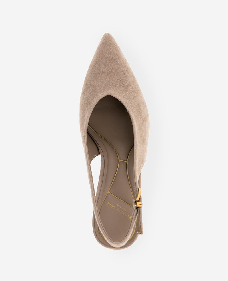 Kenneth Cole - Ulysses Kid Suede Slingback Heel WOMENS HEELS for Women