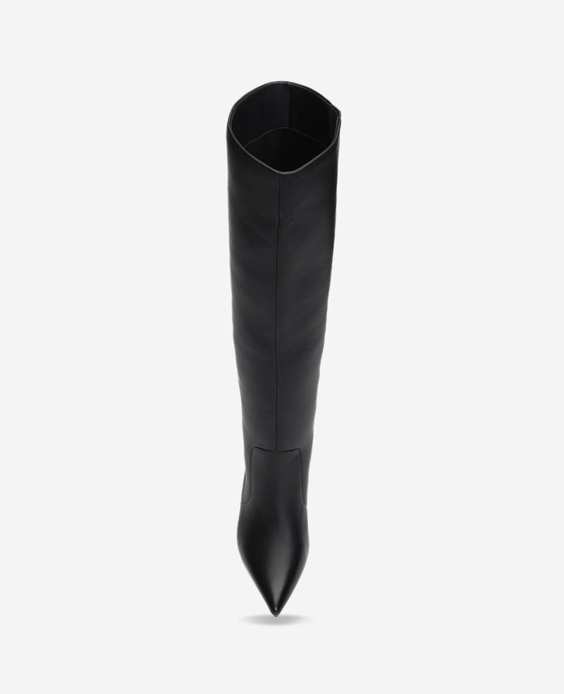 Kenneth Cole - Yazzy Leather Tall Point Toe Boot WOMENS BOOT for Women