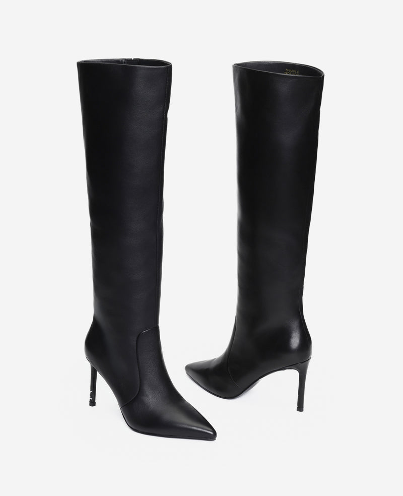 Kenneth Cole - Yazzy Leather Tall Point Toe Boot WOMENS BOOT for Women