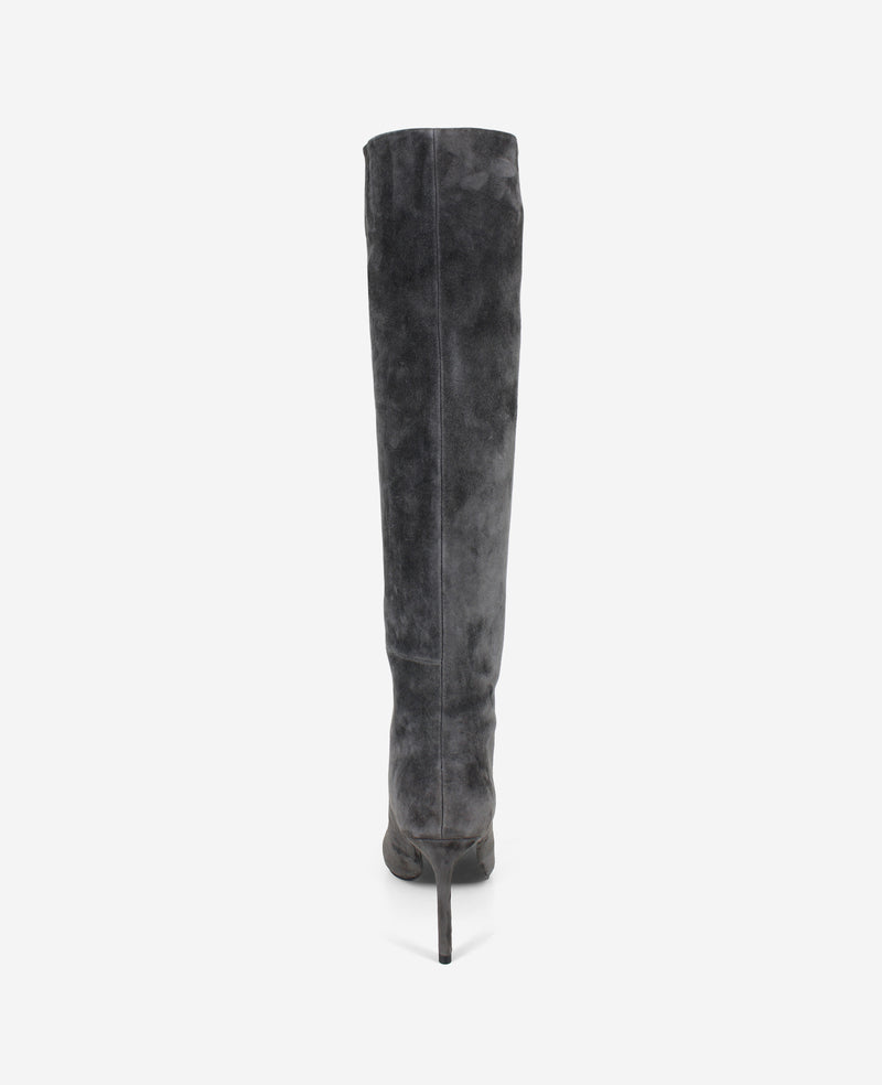 Kenneth Cole - Yazzy Suede Tall Point Toe Boot WOMENS BOOT for Women