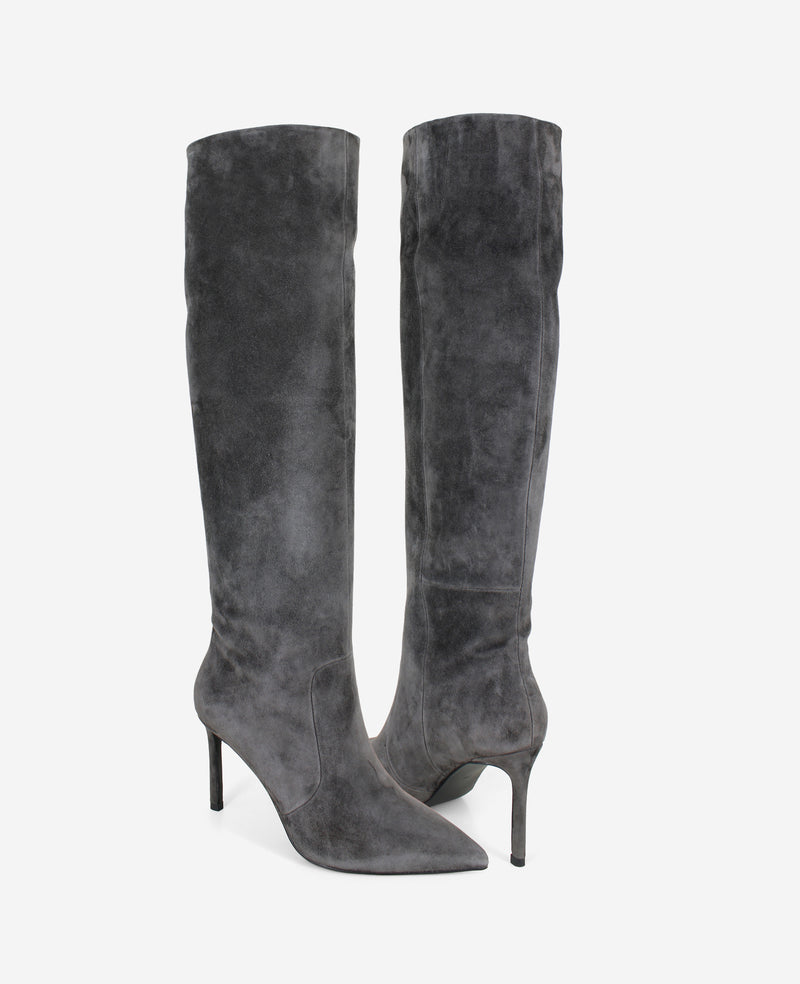 Kenneth Cole - Yazzy Suede Tall Point Toe Boot WOMENS BOOT for Women