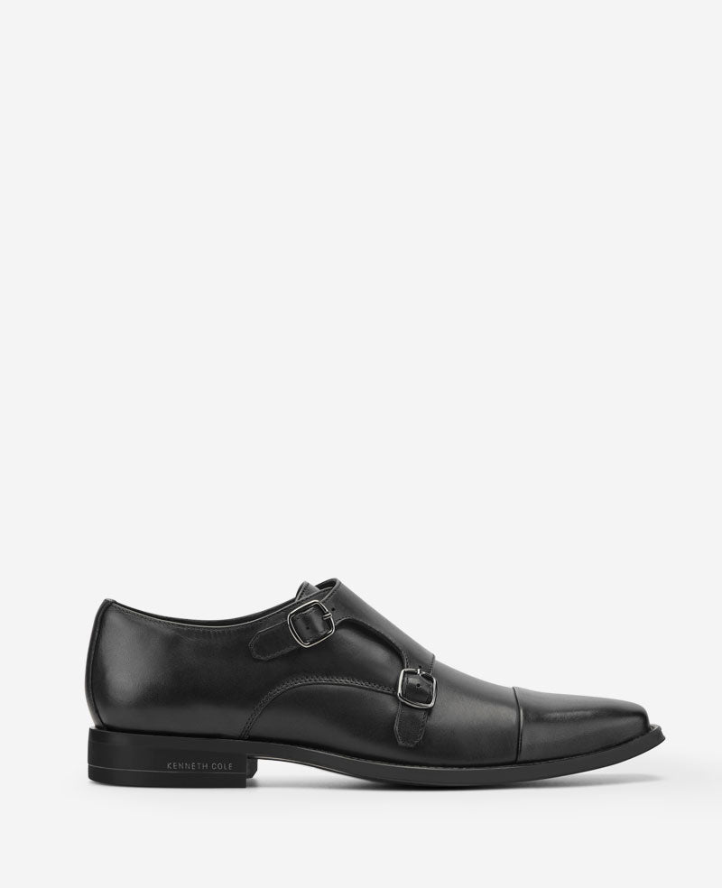 Kenneth Cole - Charles Monk Strap Cap Toe Oxford MENS SLIP-ON for Men