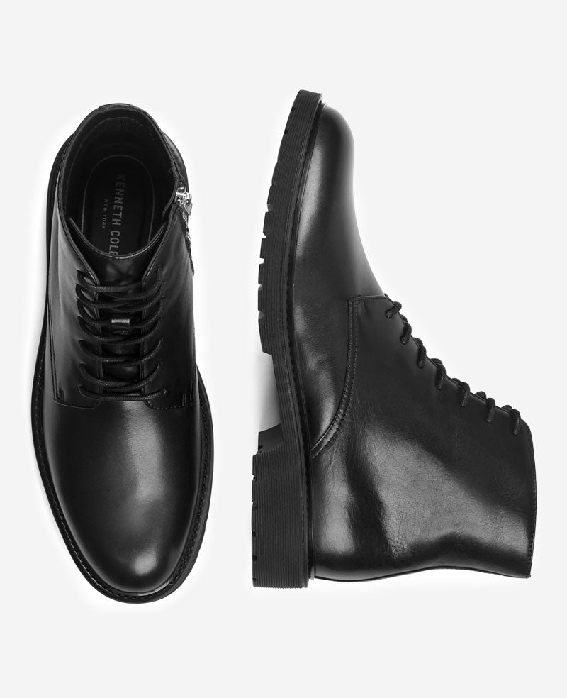 Kenneth Cole - Dismon Lug Sole Combat Boot MENS BOOT for Men