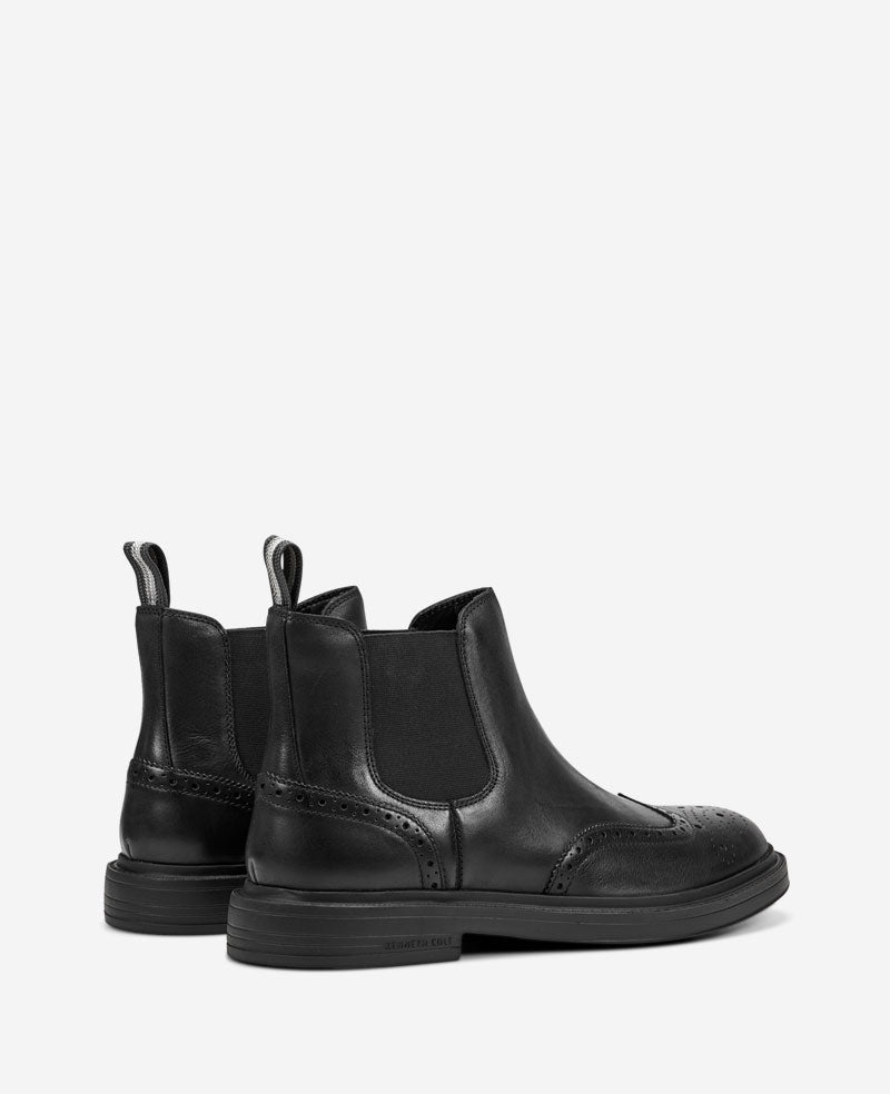 Kenneth Cole - Frank Double Gore Wingtip Chelsea Boot MENS BOOT for Men
