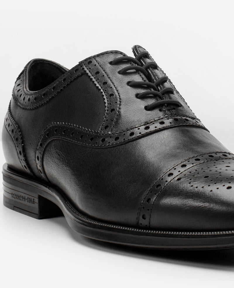 Kenneth Cole - Future Pod Medallion Cap Toe Lace up MENS LACE-UP for Men