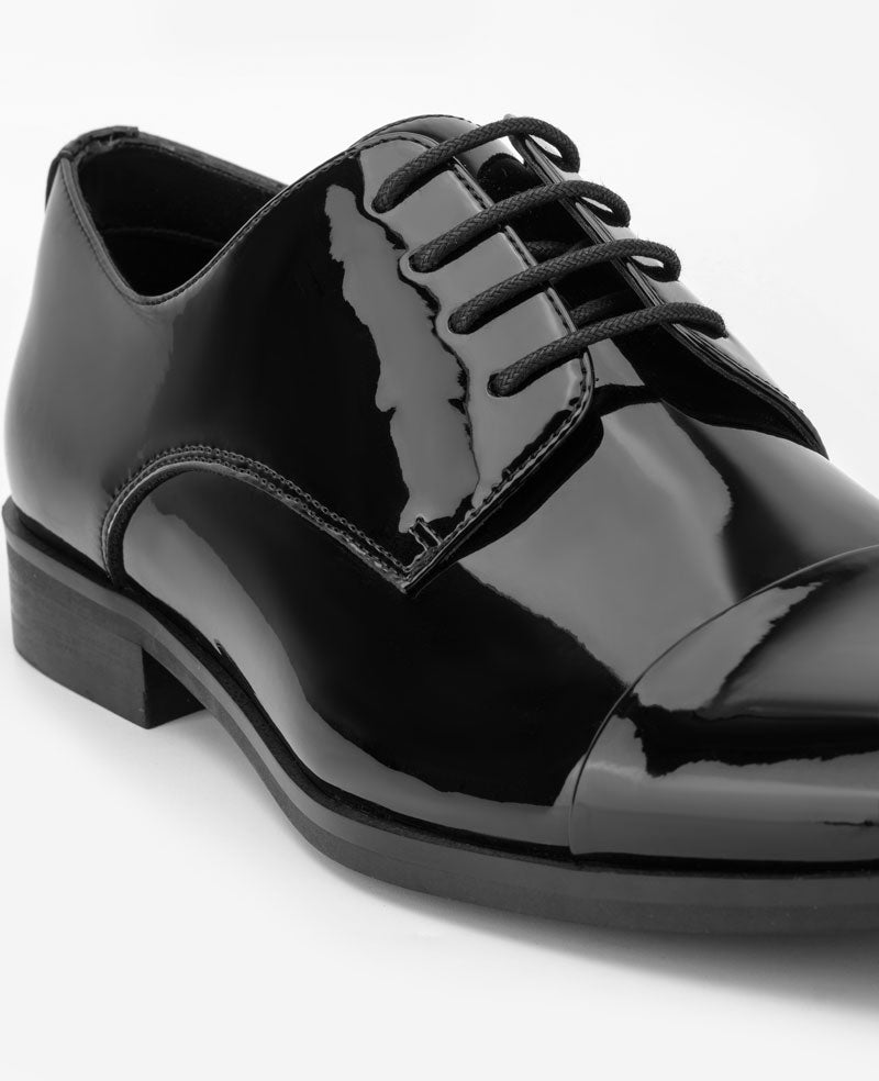Kenneth Cole - Hezner Patent Cap Toe Oxford MENS LACE-UP for Men