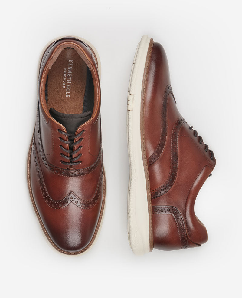Kenneth Cole - Lendal Wingtip Oxford MENS LACE-UP for Men