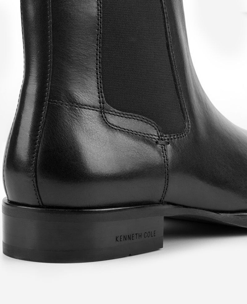 Kenneth Cole Raymond Men's Boot Black Leather : 8 M Kenneth Cole Raymond Men's Boot Black Leather : 8 M