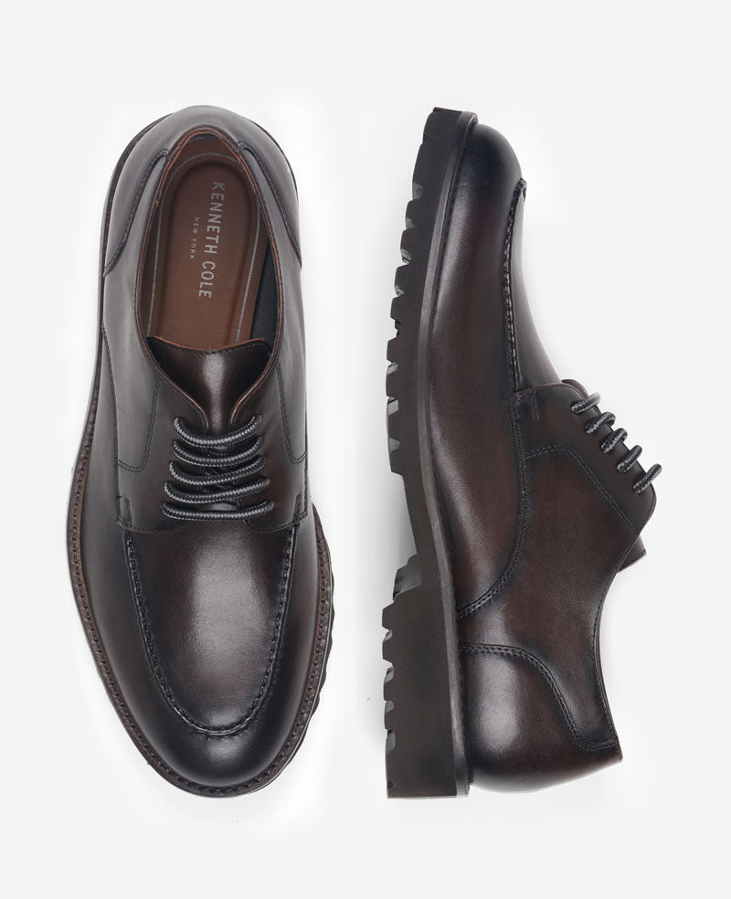 Kenneth Cole - Rosco Lug Sole Lace Up Derby MENS LACE-UP for Men