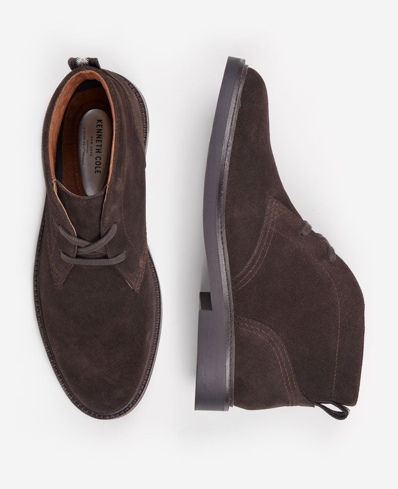 Kenneth Cole Men's Wilhem Chukka Boot - Brown - Casual Boots Kenneth Cole Men's Wilhem Chukka Boot - Brown - Casual Boots