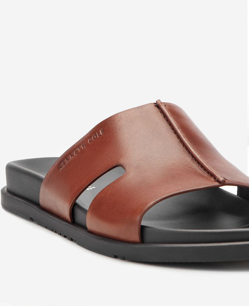 Kenneth Cole - Willy Leather Sandal MENS SANDAL for Men
