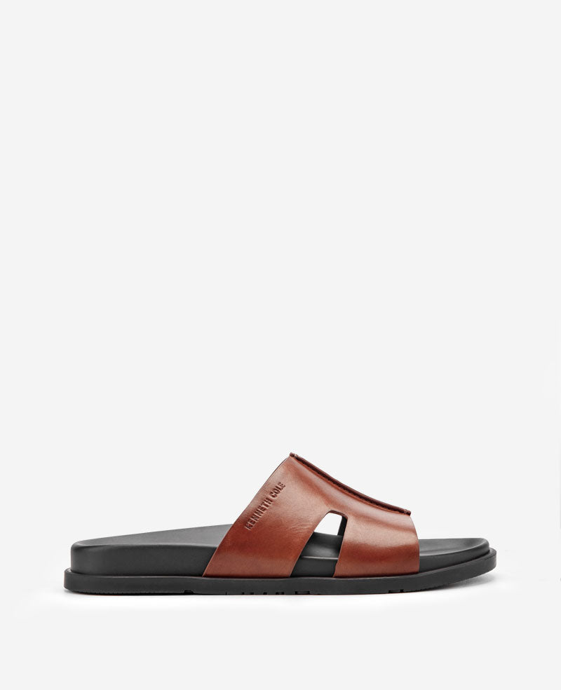 Kenneth Cole - Willy Leather Sandal MENS SANDAL for Men 