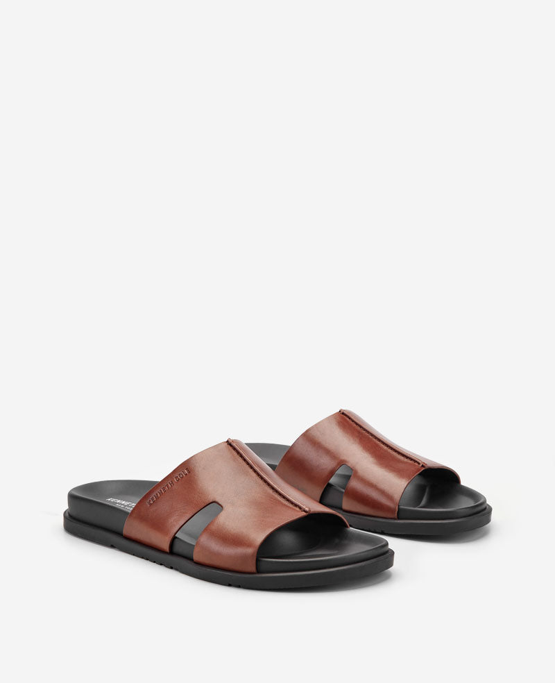 Kenneth Cole - Willy Leather Sandal MENS SANDAL for Men