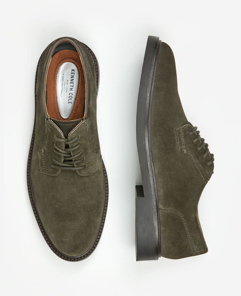 Kenneth Cole - Winston Suede Derby Lace Up MENS LACE-UP for Men