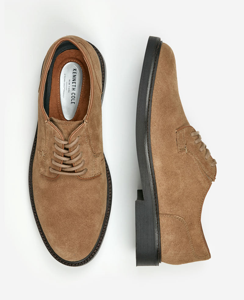 Kenneth Cole - Winston Suede Derby Lace Up MENS LACE-UP for Men