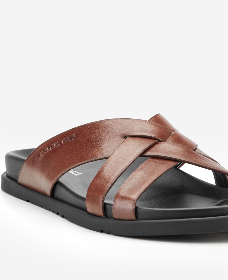 Kenneth Cole - Wooper Leather Sandal MENS SANDAL for Men