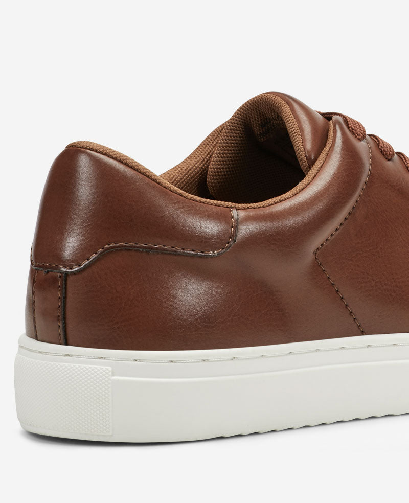 Scarpe Da Ginnastica Uomo Kenneth Cole Reaction Dover - Sneakers In Pelle Color Avorio, Vestibilità Confortevole E Suola Flessibile, Taglia 42 EU