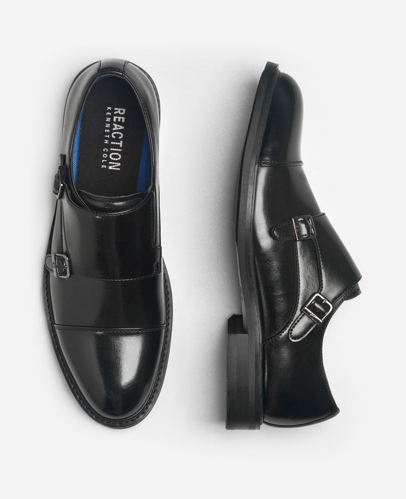Kenneth Cole - REACTION - Leland Monk Strap Cap Toe Oxford MENS SLIP-ON for Men