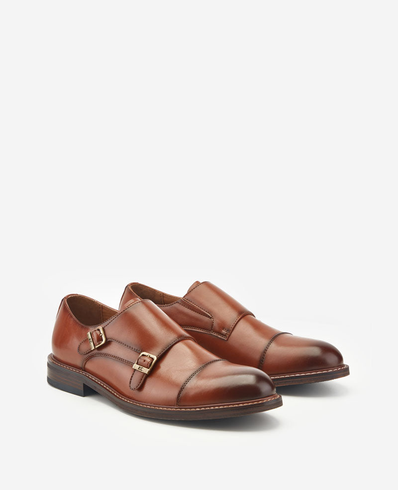 Kenneth Cole - REACTION - Leland Monk Strap Cap Toe Oxford MENS SLIP-ON for Men