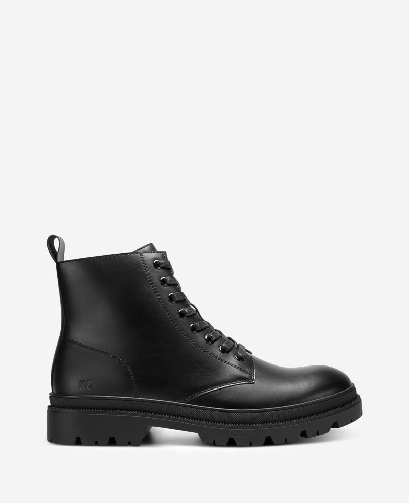 kenneth cole black dress shoes Kenneth Cole Reaction 16977 Black Boy's Dress Shoes - Monk Strap