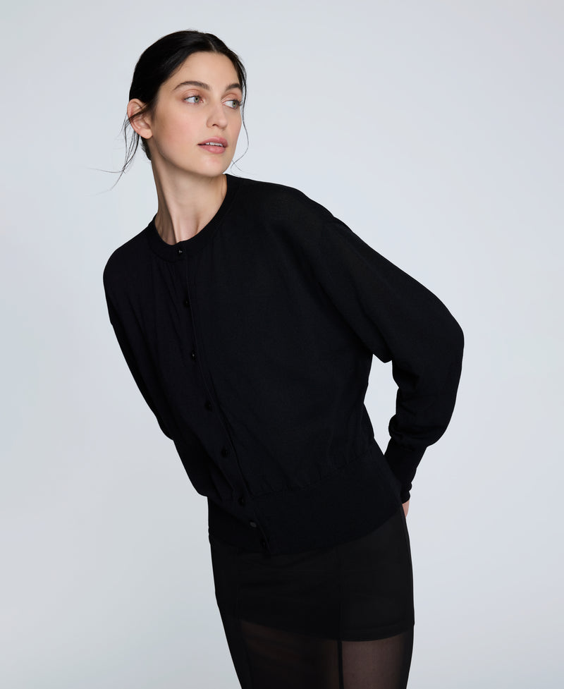 Kenneth Cole - Long Sleeve Button Front Cardigan  for Women