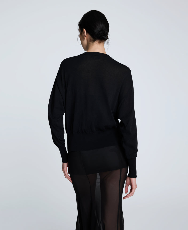 Kenneth Cole - Long Sleeve Button Front Cardigan  for Women