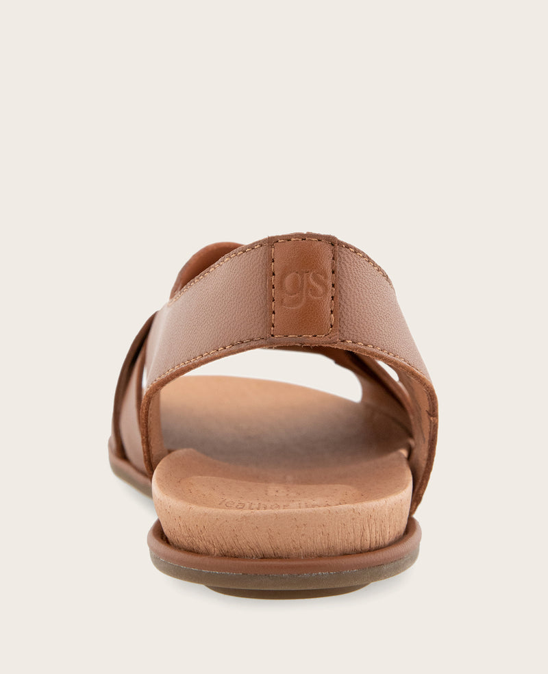 Kenneth Cole - GENTLE SOULS - Laken Leather Oversize Weave Sandal WOMENS SANDAL for Women